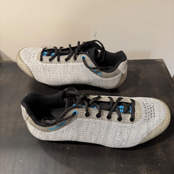 Tommaso Pista Aria Knit Grey Cycling Shoes US 6 EUR 36 Bike Cleats - Picture 6 of 10